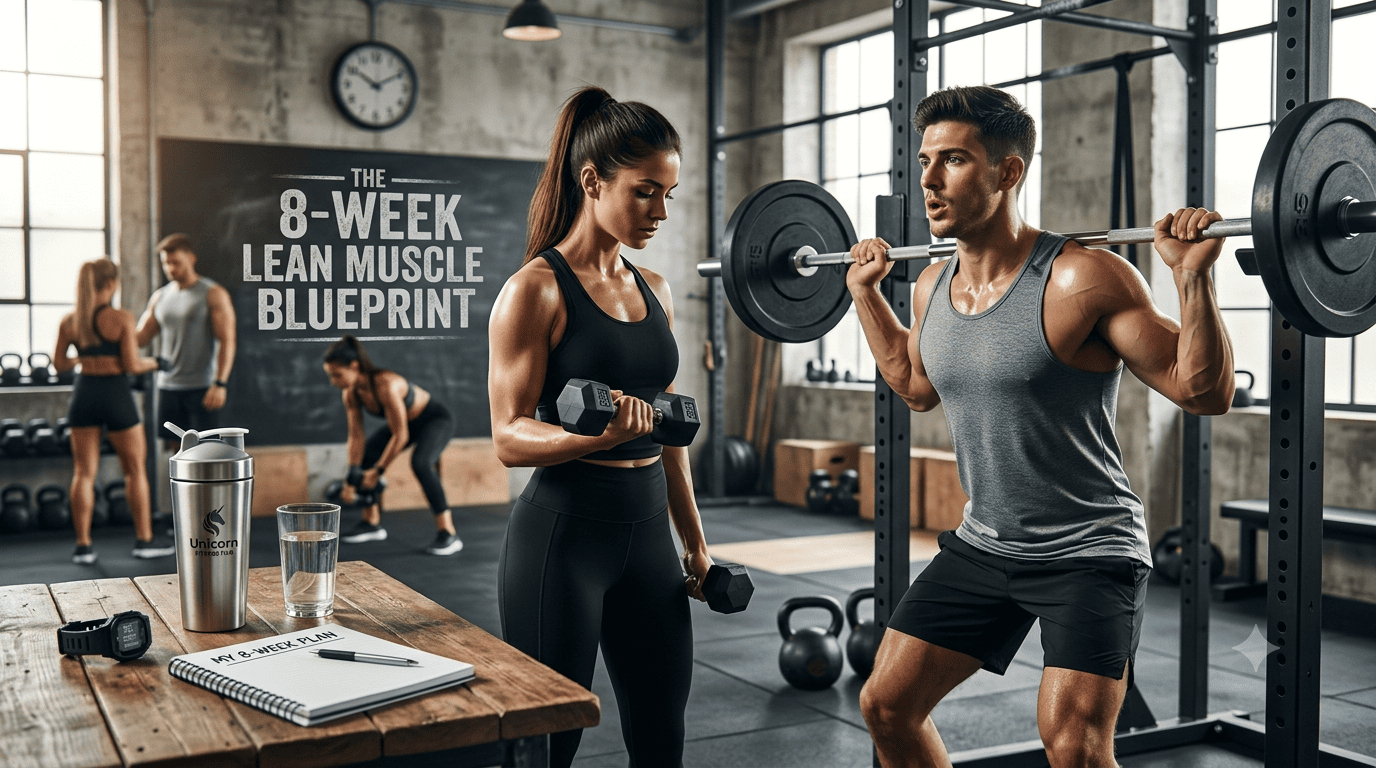 The 8-Week Lean Muscle Blueprint: Your Gym Routine for a Ripped Physique
